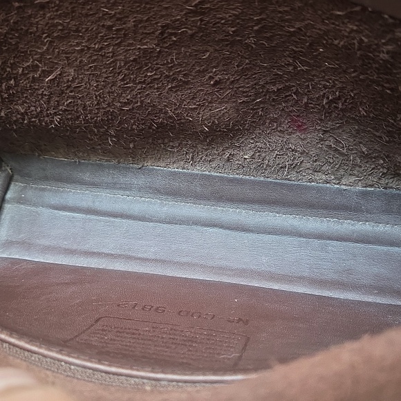 Vintage COACH Mahogany Ridgefield Leather Crossbody Bag #9812 - Picture 15 of 16